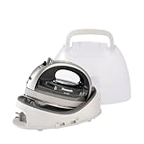 Panasonic NI-WL600 Cordless, Portable 1500W Contoured Multi-Directional Steam/Dry Iron, Stainless Steel Soleplate, Power Base and Carrying/Storage Case, Silver