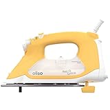 Oliso TG1600 Pro Plus 1800 Watt SmartIron with Auto Lift - for Clothes, Sewing, Quilting and Crafting Ironing | Diamond Ceramic-Flow Soleplate Steam Iron, Yellow
