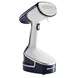 Rowenta DR8080 Powerful Handheld Garment and Fabric Steamer Stainless Steel Heated Soleplate 1500-Watts, Blue