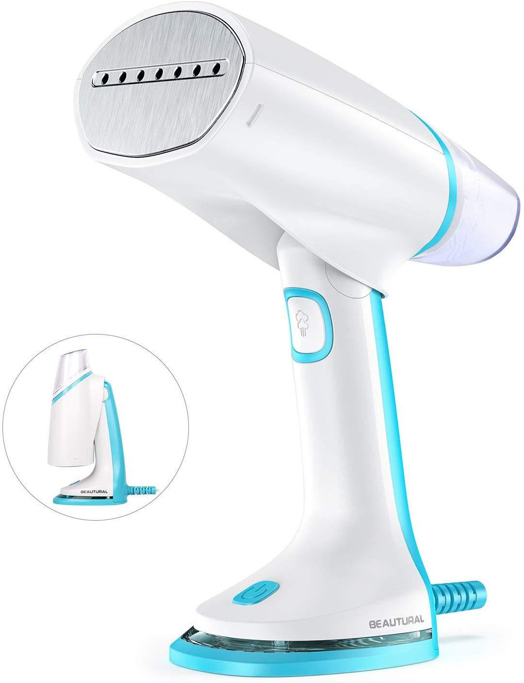 Beautural Foldable Dual Voltage Handheld Steamer